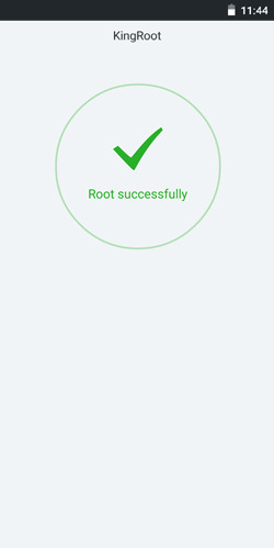 root successful